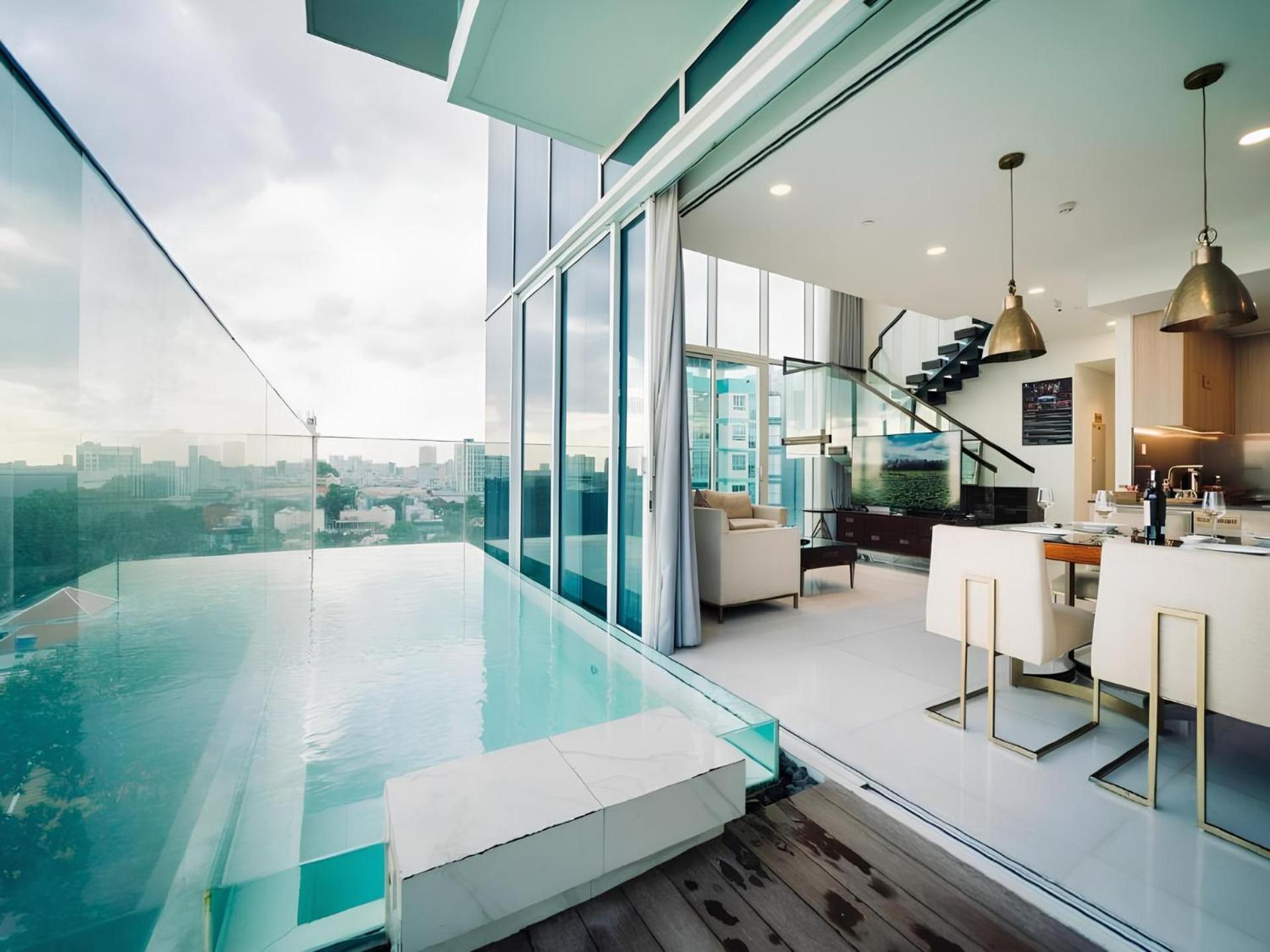Serenity Saigon Sky Villas - Free One Way Airport Shuttle Хошимін Екстер'єр фото